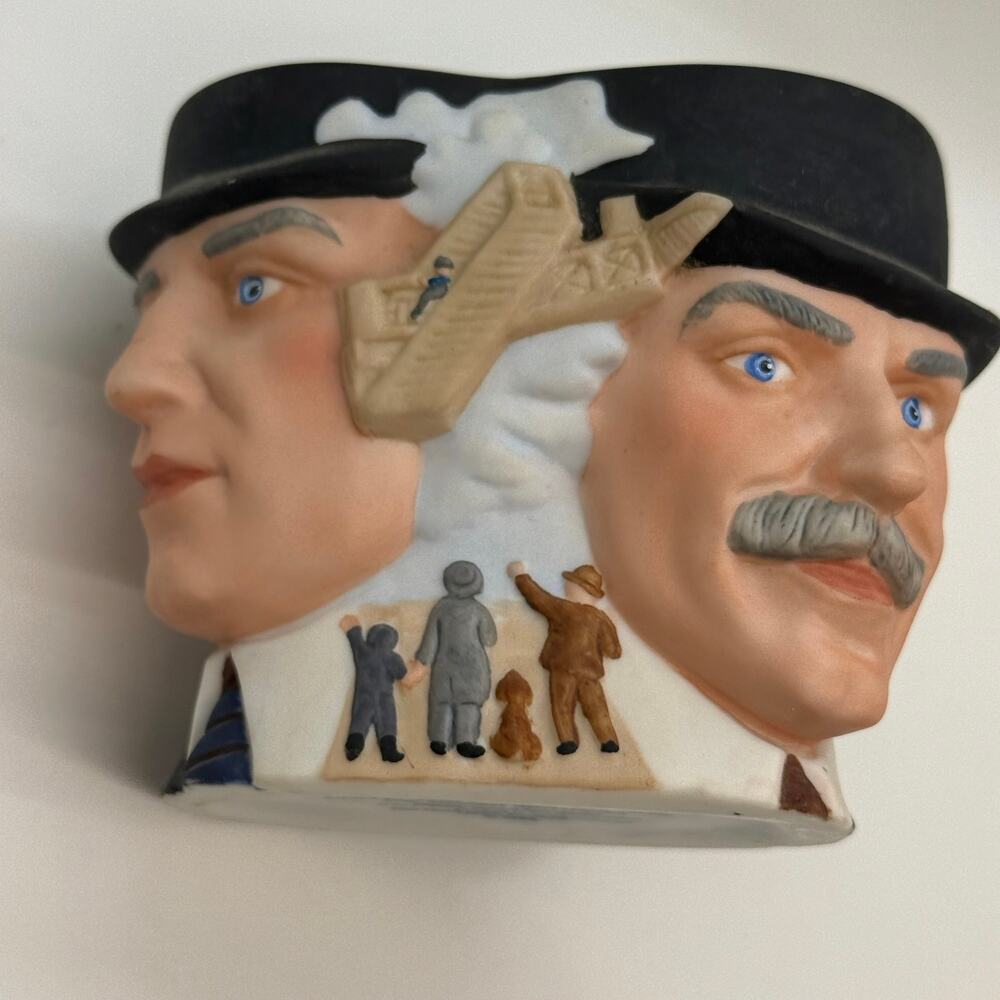 Avon Wright Brothers Character Mug 1985 Hand Painted Porcelain With Leaflet